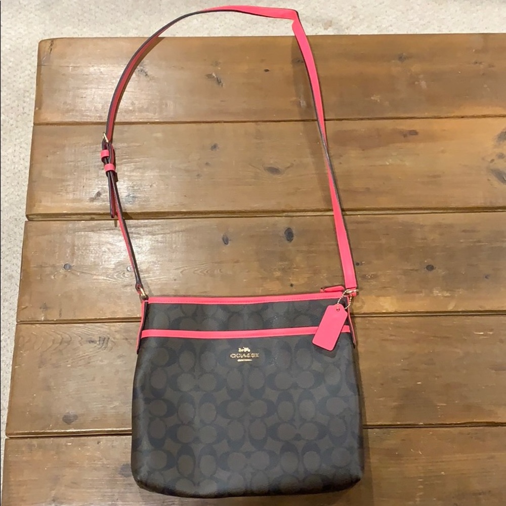 Coach File Crossbody In Signature Canvas (29210)